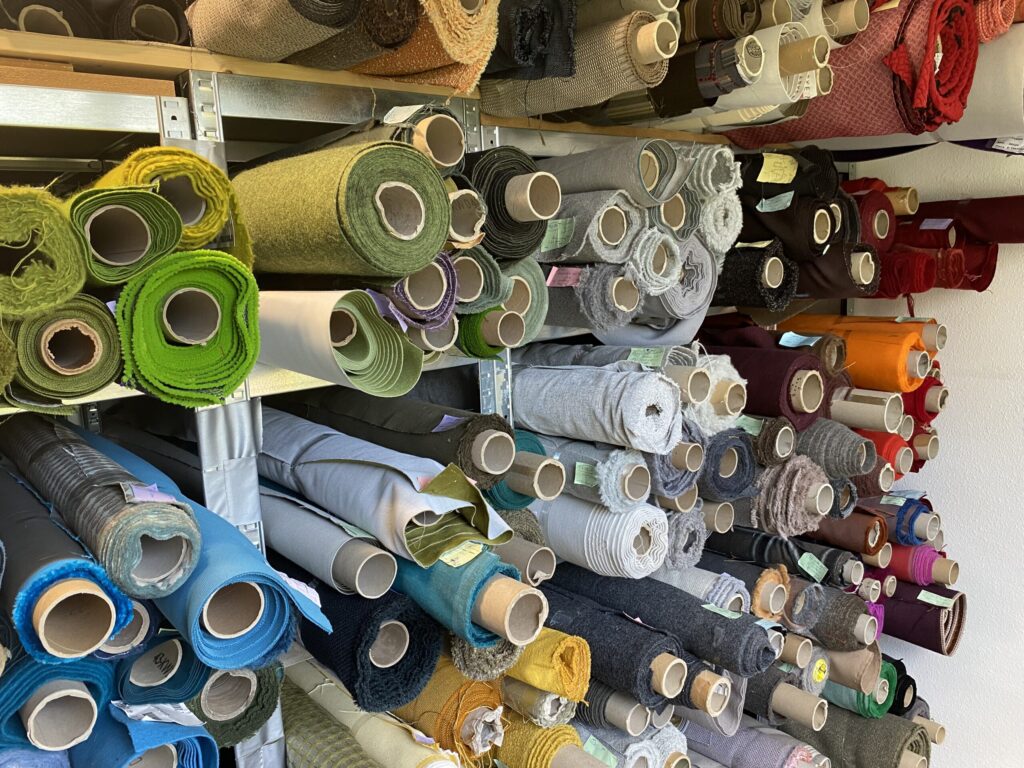 Remaining design furniture fabric remnants Stof voor Design