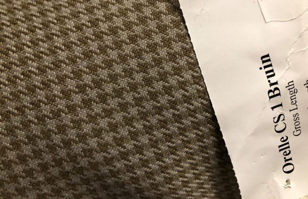 Kobe Orelle CS 1 houndstooth in shades of brown