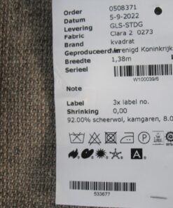Kvadrat Clara 2 273 grey-brown camel
