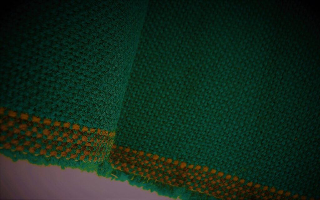 Upholstery fabric green