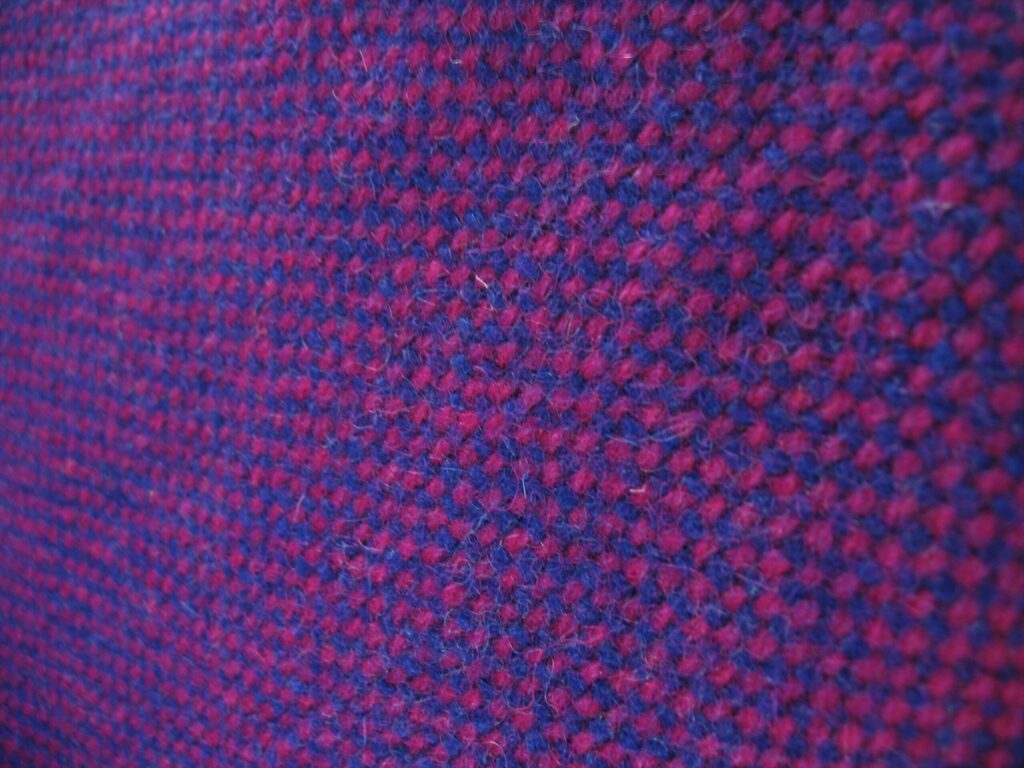 Upholstery fabric purple-blue fuchsia pink