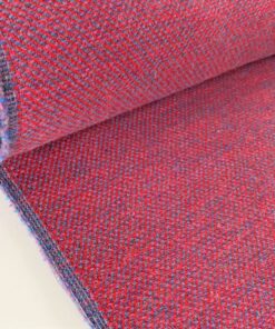 Diagonal woven pattern red