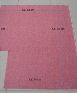Danish Art Weaving Highland pink red