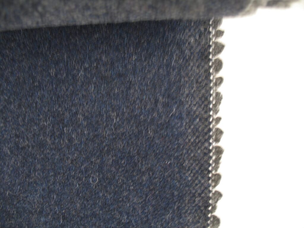 Blue grey upholstery fabric