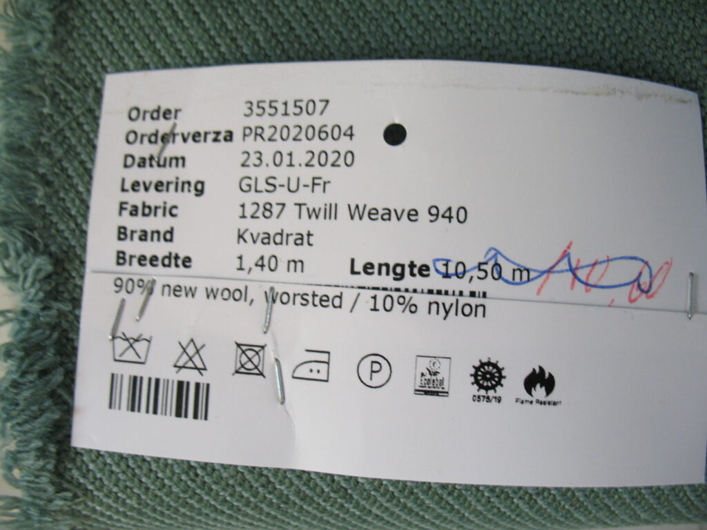 Kvadrat Twill Weave 940 soft green
