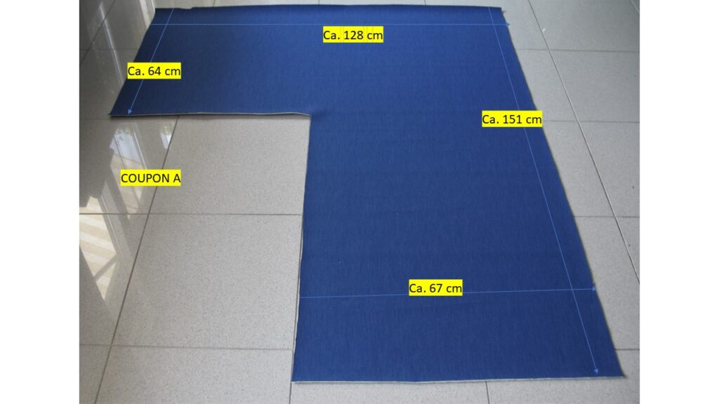 Kvadrat Febrik Uniform Melange cobalt blue