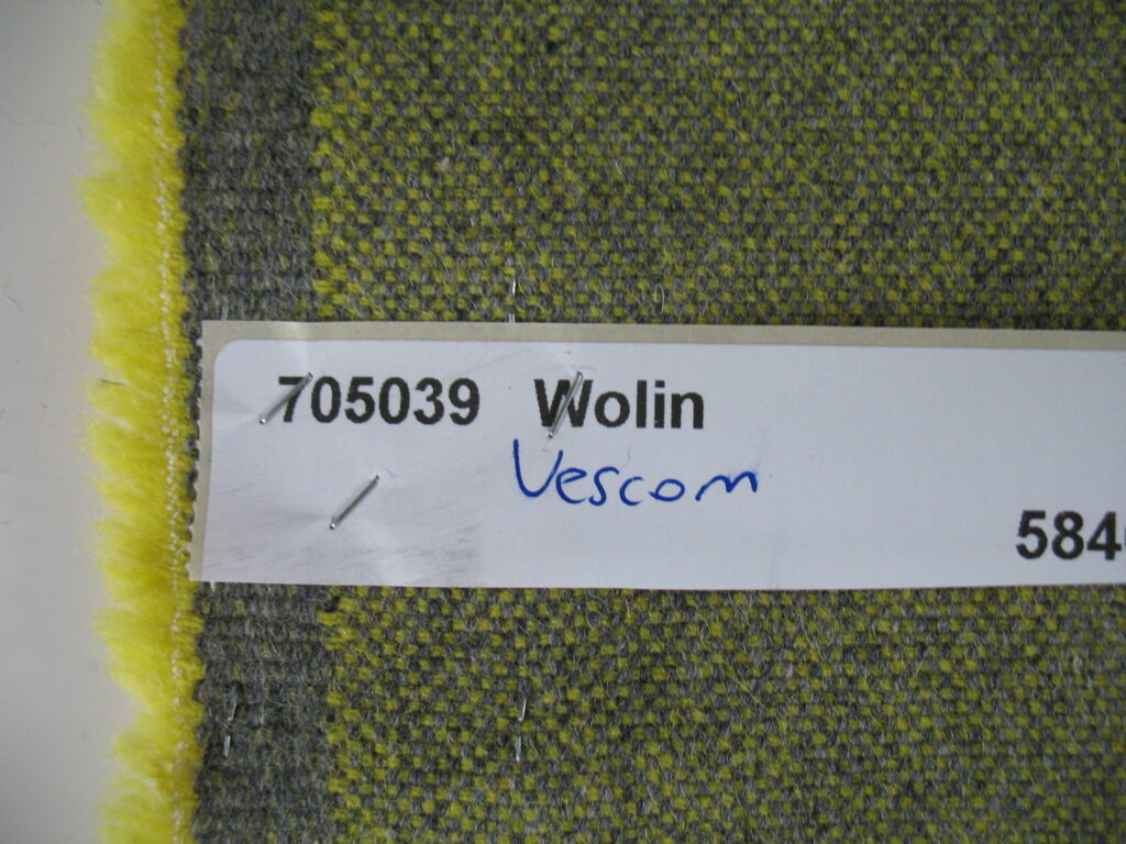 Vescom Wolin 39 yellow grey