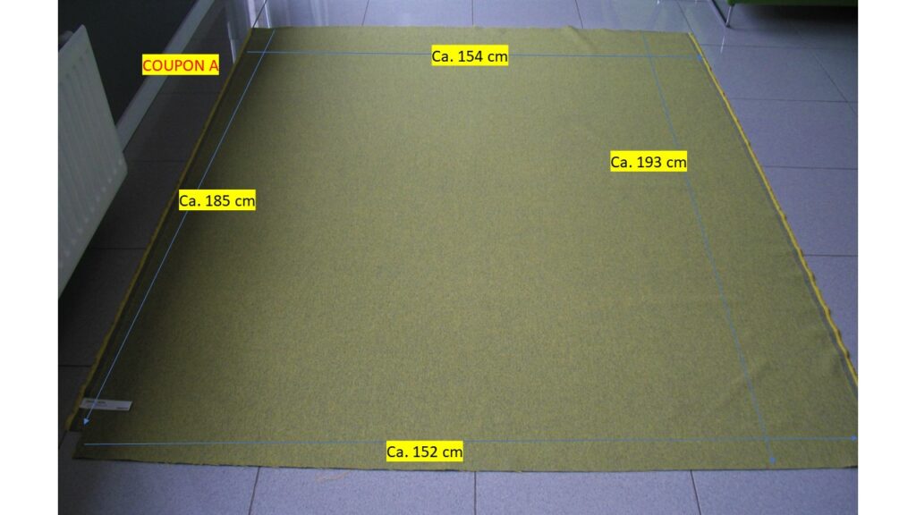 Vescom Wolin 39 yellow grey
