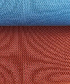 Kvadrat Febrik Plecto 564 rust brown burnt orange blue