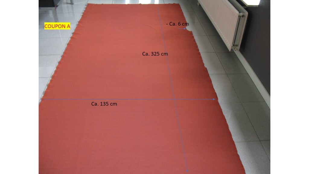 Kvadrat Febrik Plecto 564 rust brown burnt orange blue