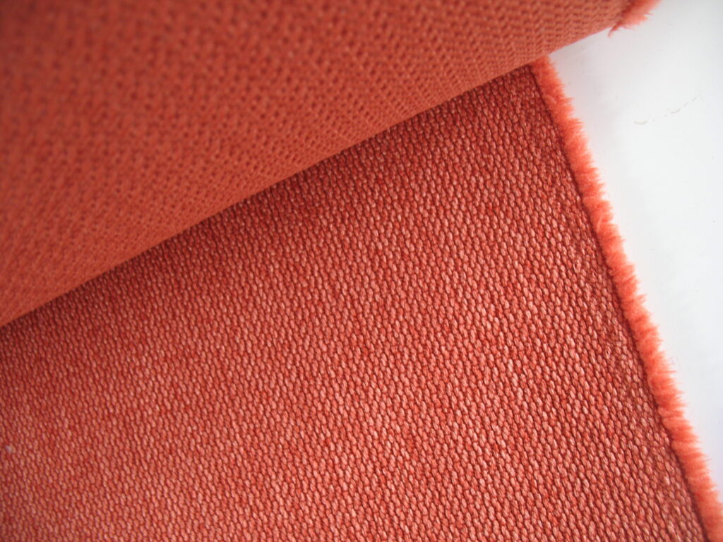 furniture fabric, soft orange Luum Percept 4040 Verve 19