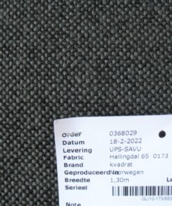 Kvadrat Hallingdal 65 173 black grey