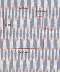 Vyva Fabrics Sunbrella Marquetry Mistral J384 orange, royal blue, white