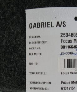 Gabriel Focus Melange 60900 anthracite grey