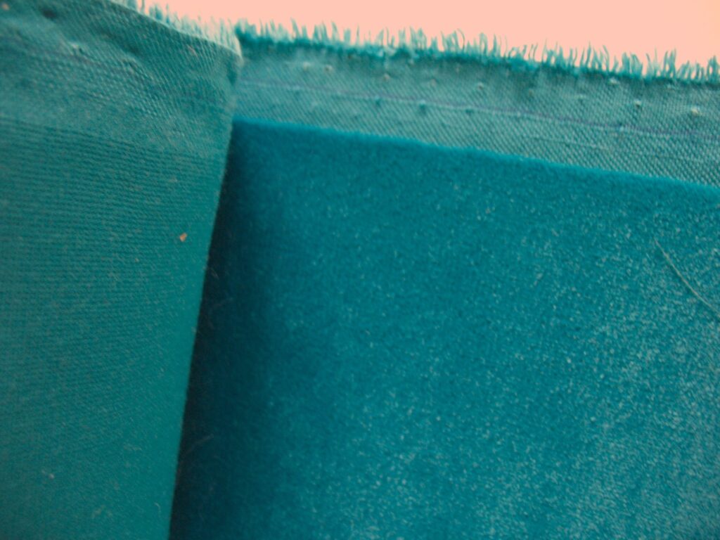 Vescom Ponza velour 702723 blue turquoise