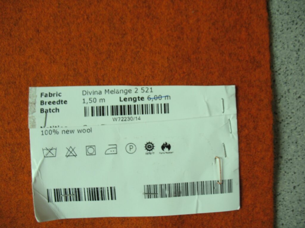 Kvadrat Divina Melange 2 521 orange