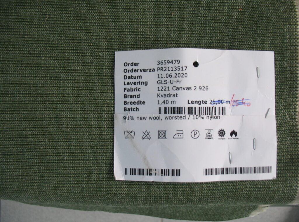 Kvadrat Canvas 2 926 green cream