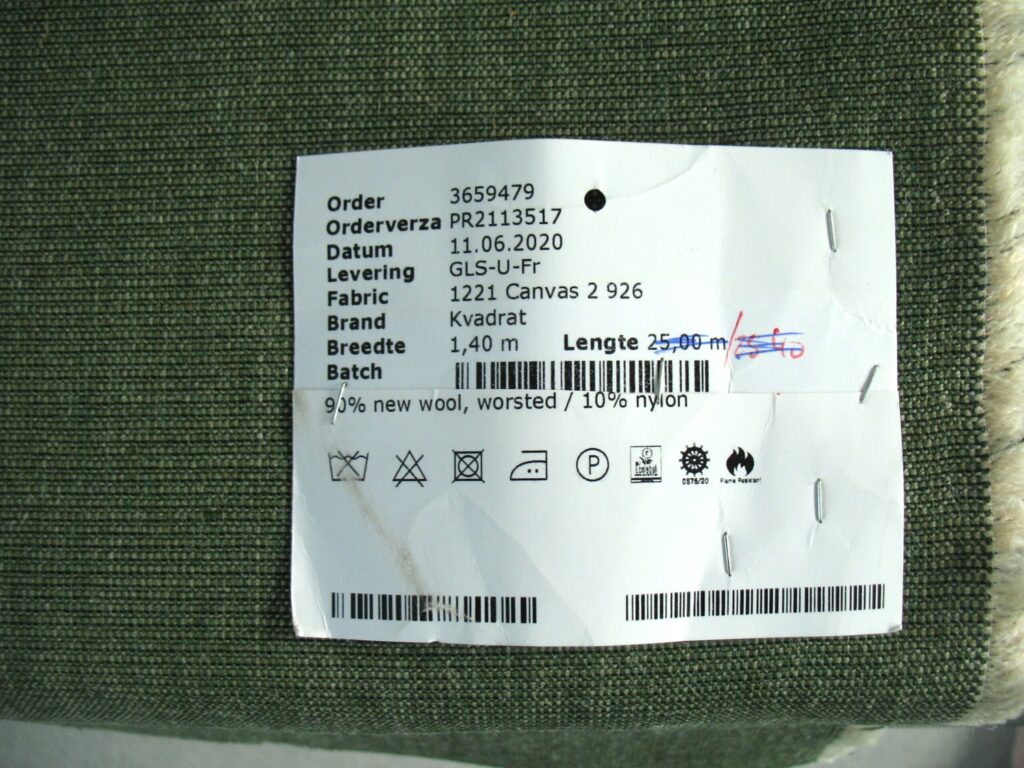 Kvadrat Canvas 2 926 green cream