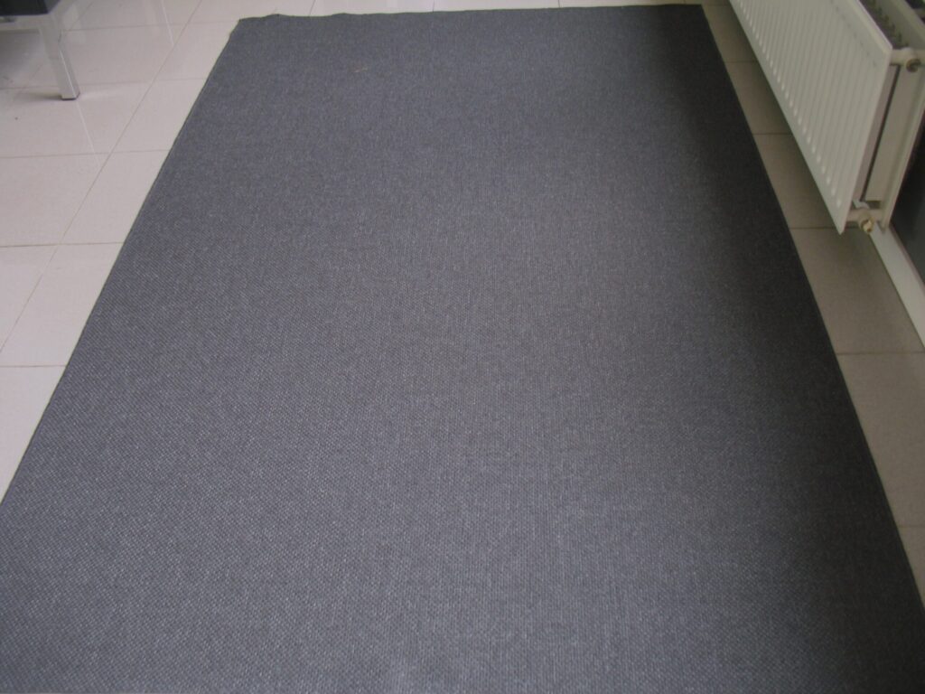 Upholstery fabric anthracite grey