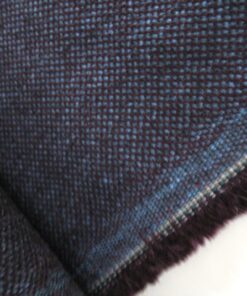 Aubergine and light blue upholstery fabric