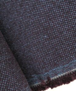 Aubergine and light blue upholstery fabric