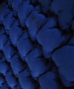Kvadrat Febrik Pied de Poule Royal 1772 cobalt blue