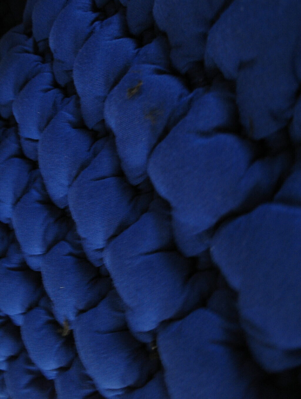 Kvadrat Febrik Pied de Poule Royal 1772 cobalt blue