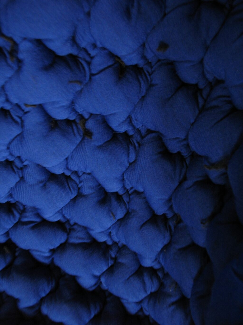 Kvadrat Febrik Pied de Poule Royal 1772 cobalt blue