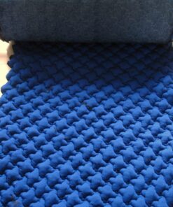 Kvadrat Febrik Pied de Poule Royal 1772 cobalt blue