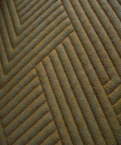 Kvadrat Febrik Mizmaze Silt 0342 orange green camel