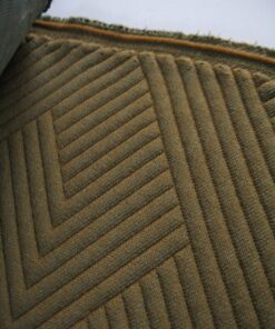 Kvadrat Febrik Mizmaze Silt 0342 orange green camel