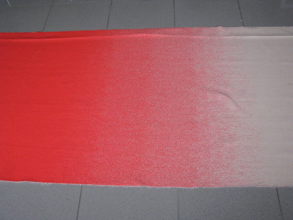 Kvadrat Febrik Blur 1548 White Orange cream white