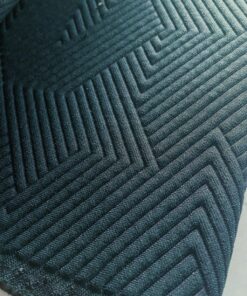 Kvadrat Febrik Mizmaze Sage blue, petrol blue