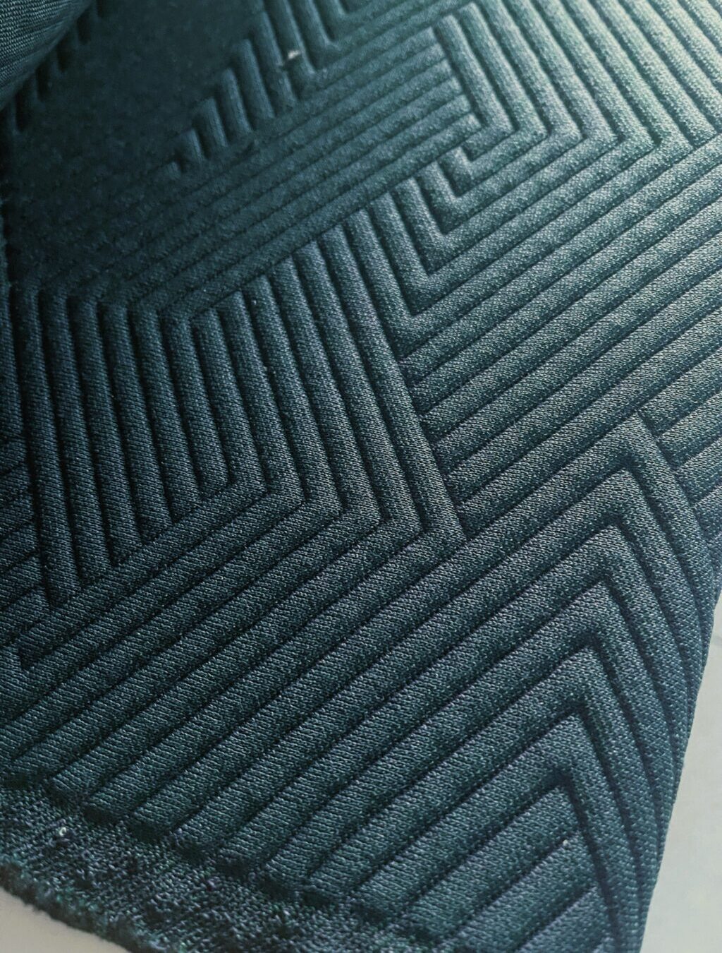 Kvadrat Febrik Mizmaze Sage blue, petrol blue