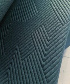 Kvadrat Febrik Mizmaze Sage blue, petrol blue
