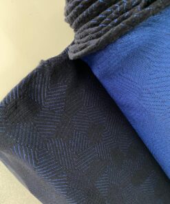 Kvadrat Febrik Razzle Dazzle 0796 Midnight cobalt blue black