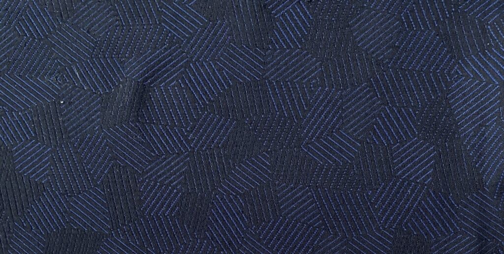 Kvadrat Febrik Razzle Dazzle 0796 Midnight cobalt blue black
