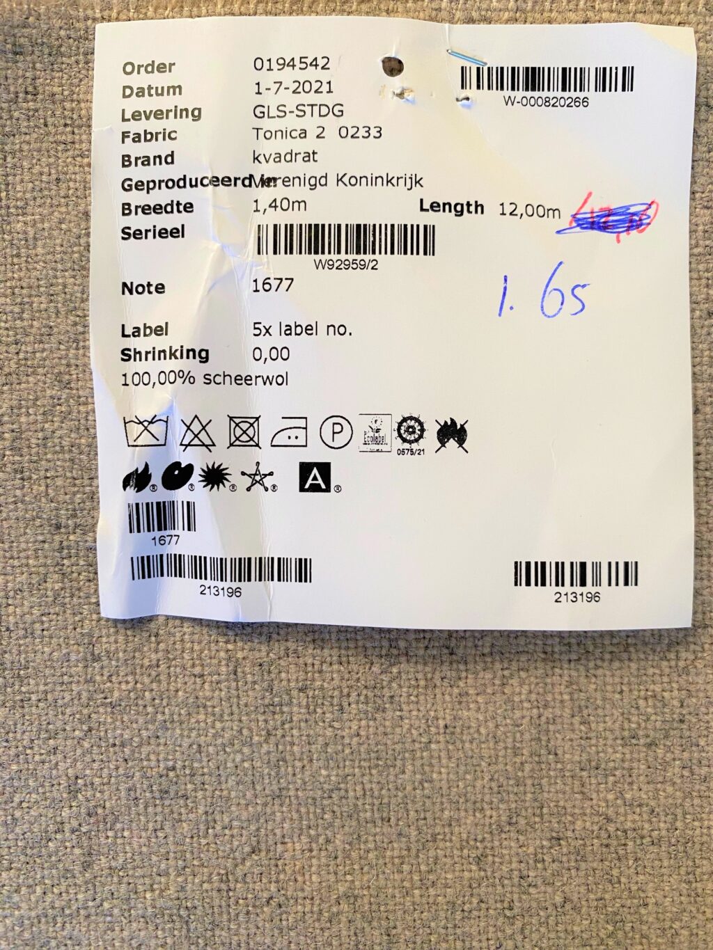 Kvadrat Tonica 2 233 beige grey