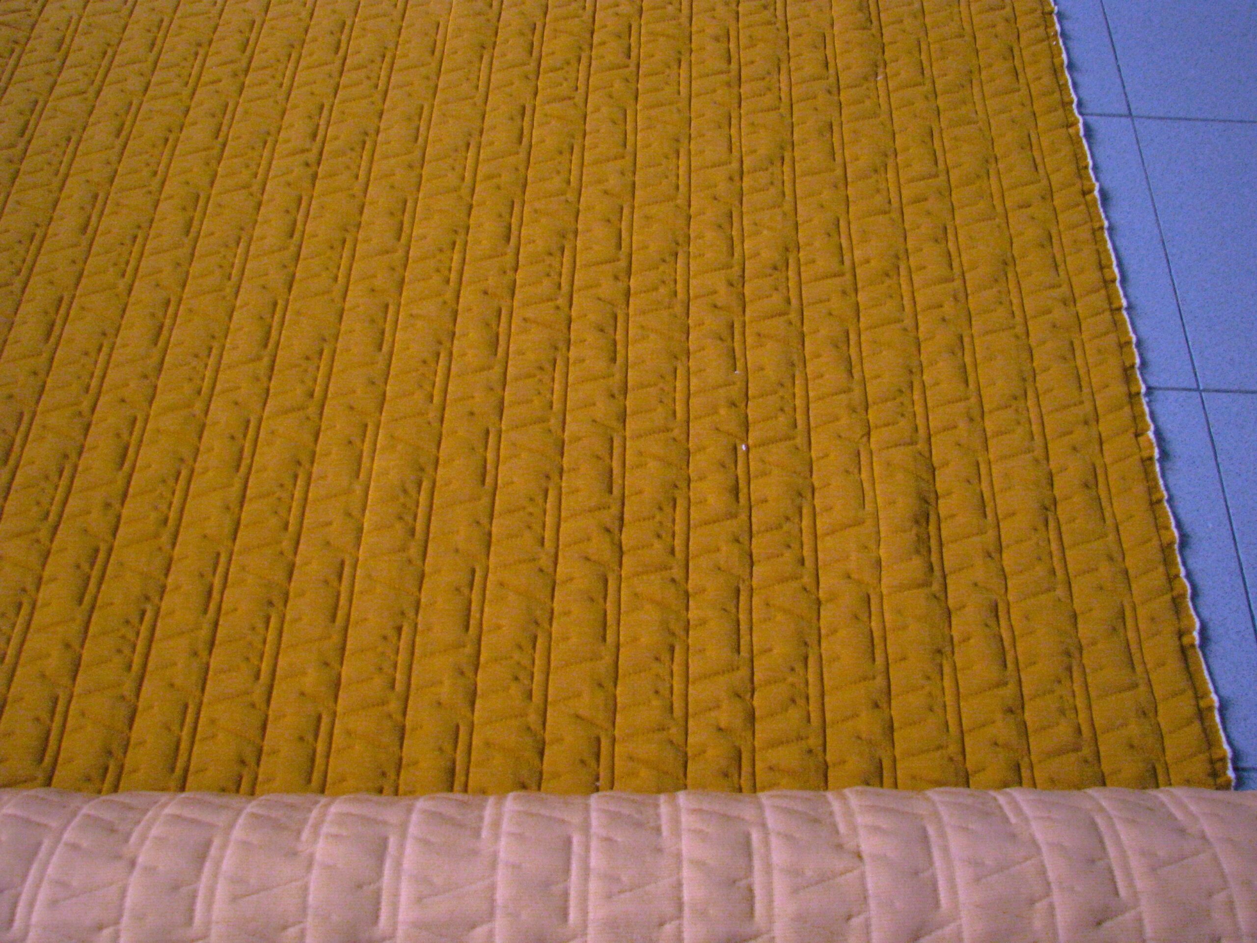 Kvadrat Febrik Tassel Turmeric ochre-yellow orange