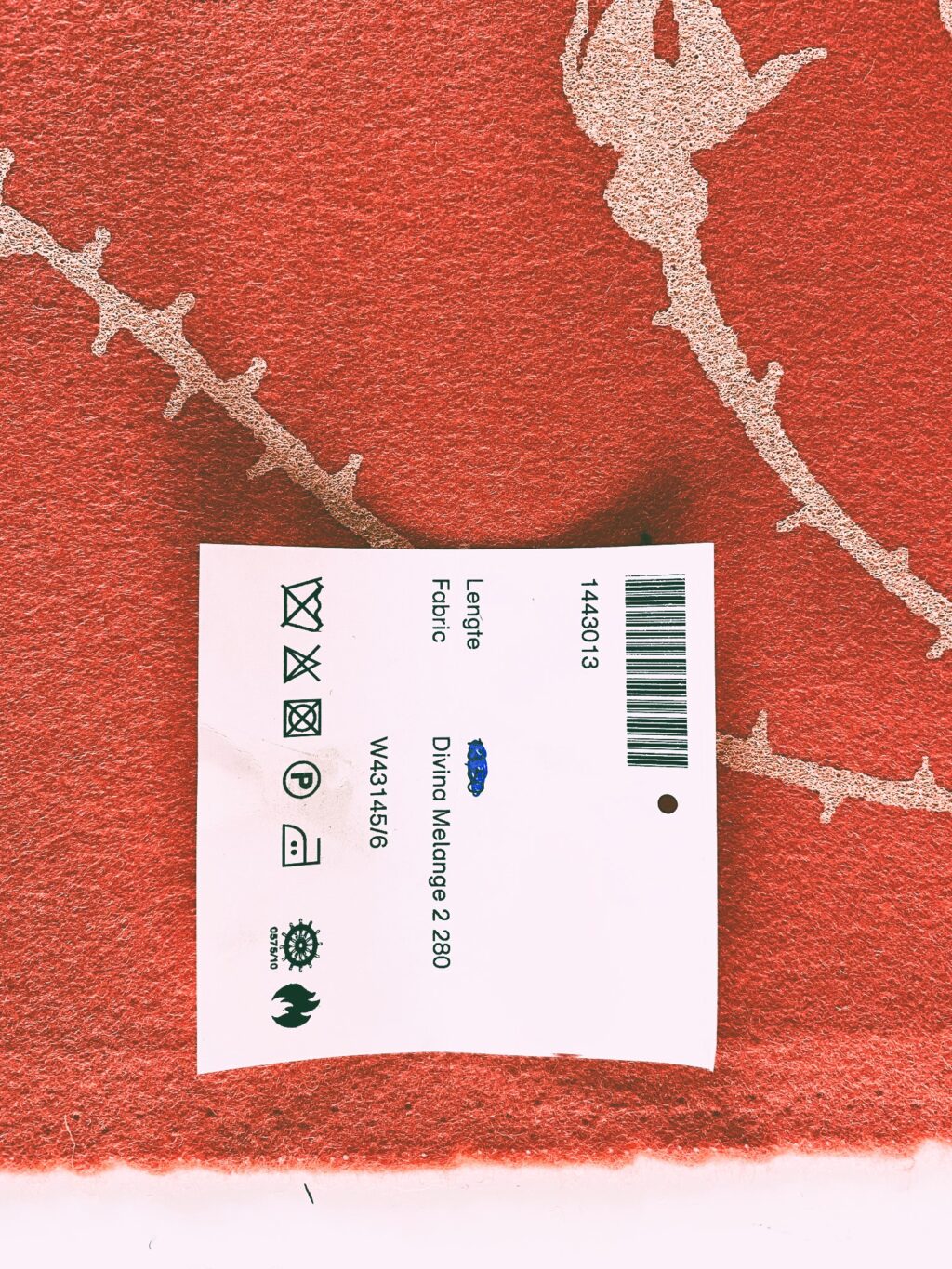 Kvadrat Divina Melange 2 280 Prince Tord Boontje orange-pink