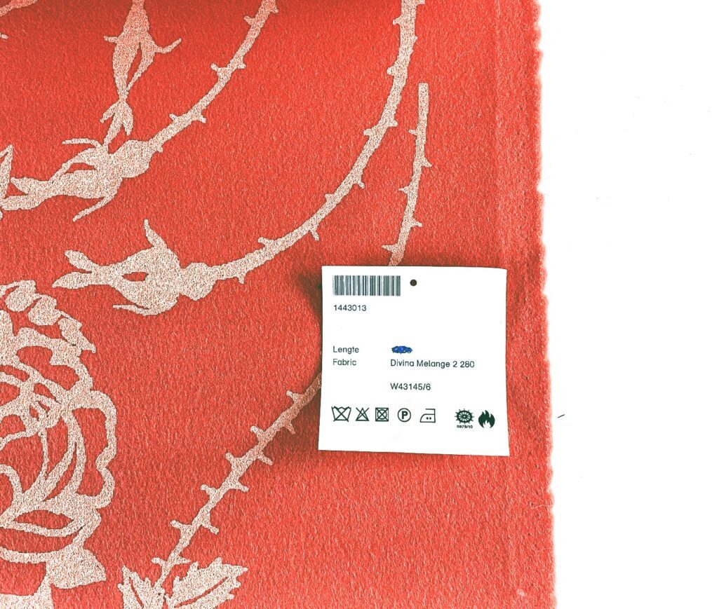 Kvadrat Divina Melange 2 280 Prince Tord Boontje orange-pink