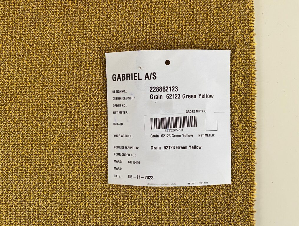 Gabriel Grain 62123 Green Yellow ochre yellow green bouclé