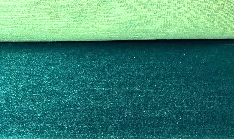 Mohair green-blue