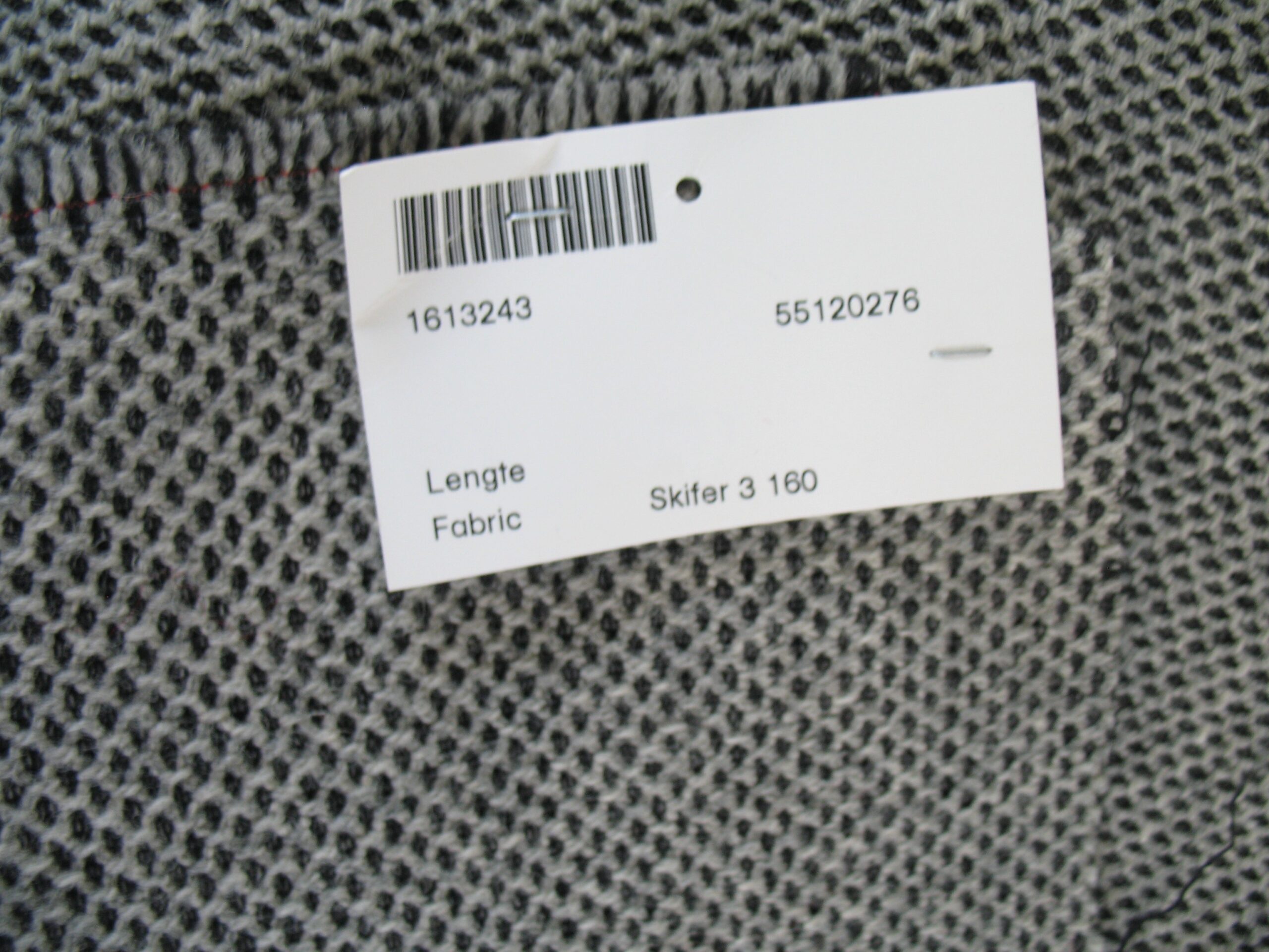 Kvadrat Skifer 3 160 black light grey
