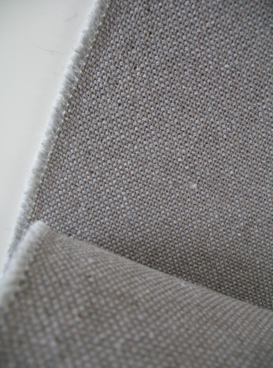 Textaafoam upholstery fabric, soft grey and light brown