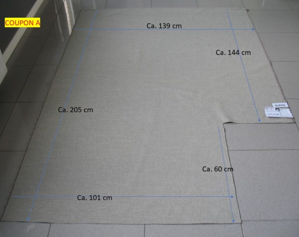De Ploeg Pine 01 cream grey taupe coupon A