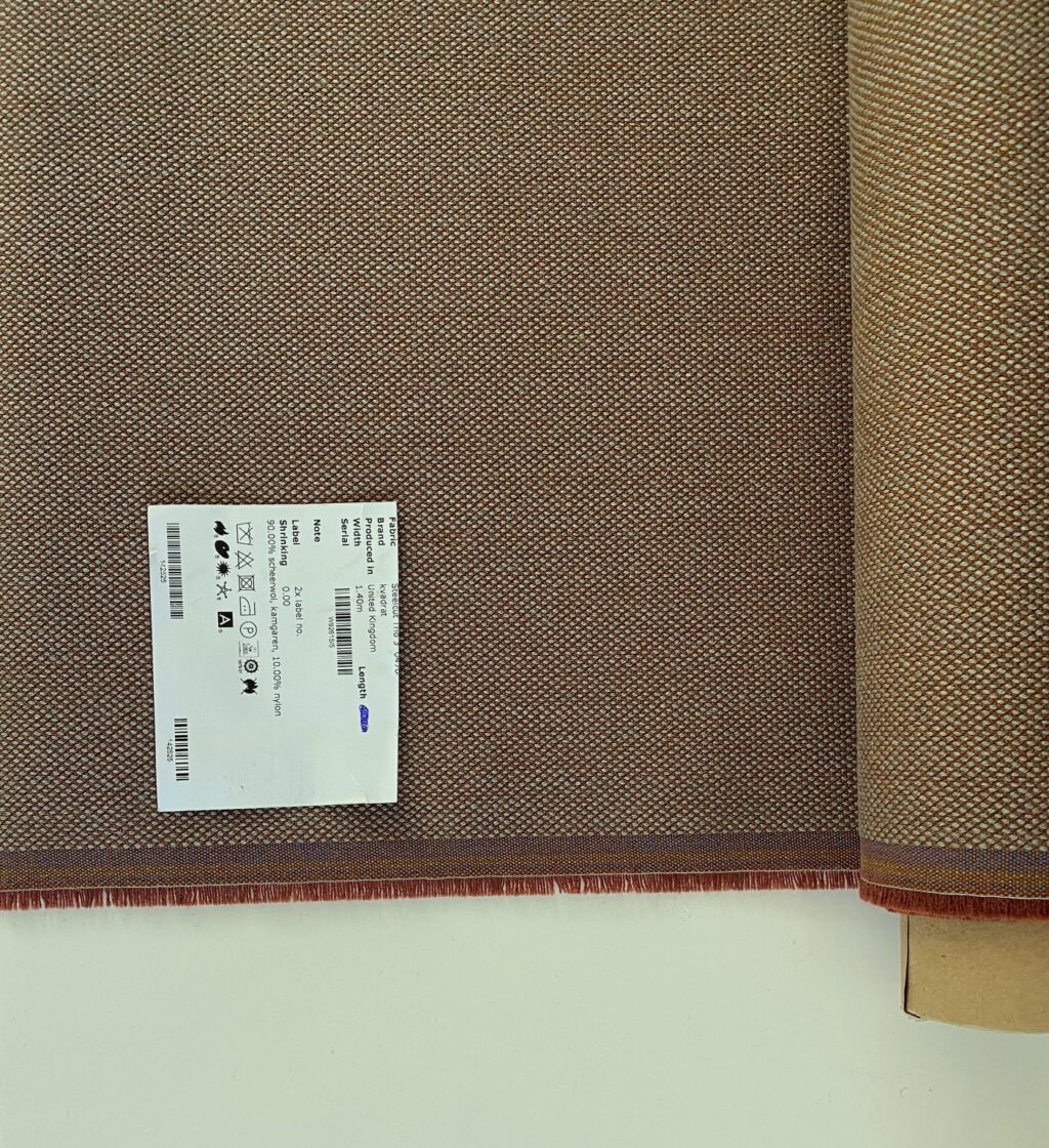 Kvadrat Steelcut Trio 3 476 grey, camel, rust brown