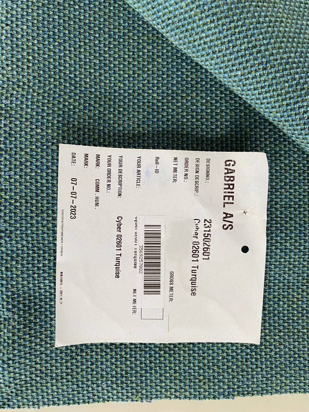 Gabriel Cyber 2601 Turquoise, turquoise, cobalt blue, olive green