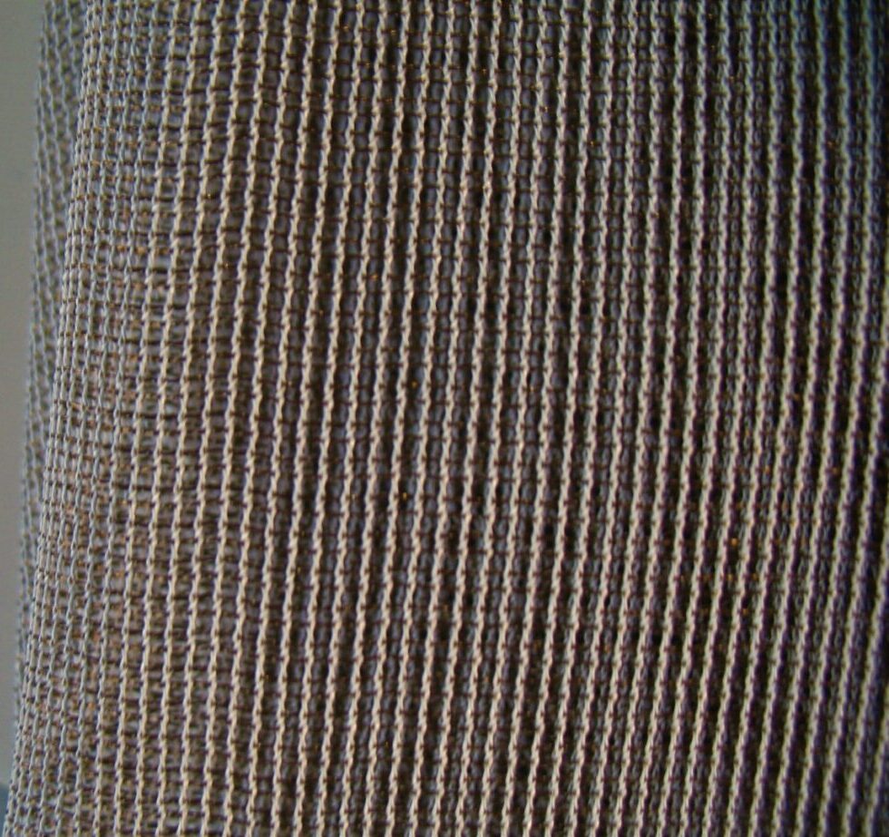 Kvadrat Zulu 2 202 net fabric beige, pink, brown