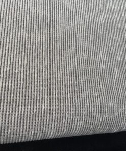 Kinnasand Cord curtain fabric, light grey and black